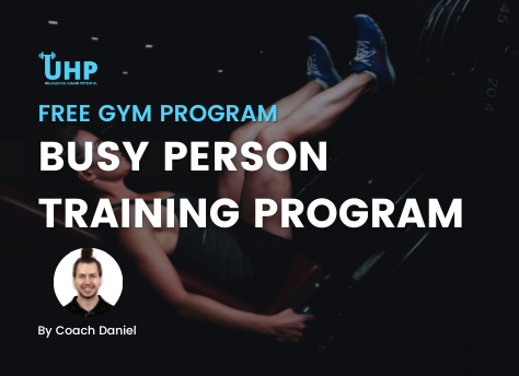 Busy Person Training Program